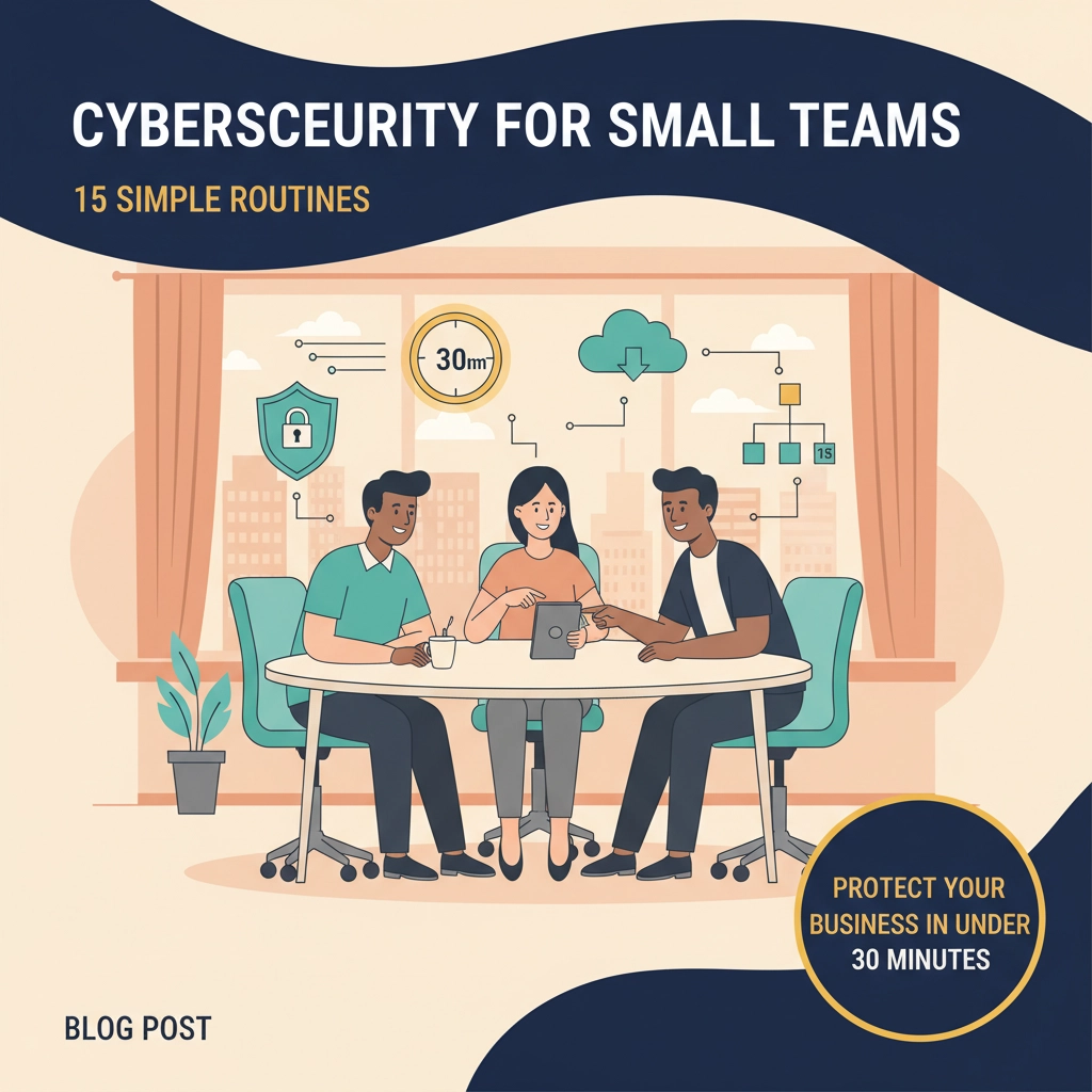 Cyber Security Routine Cybersecurity for Small Teams: 15 Routines | Scottship